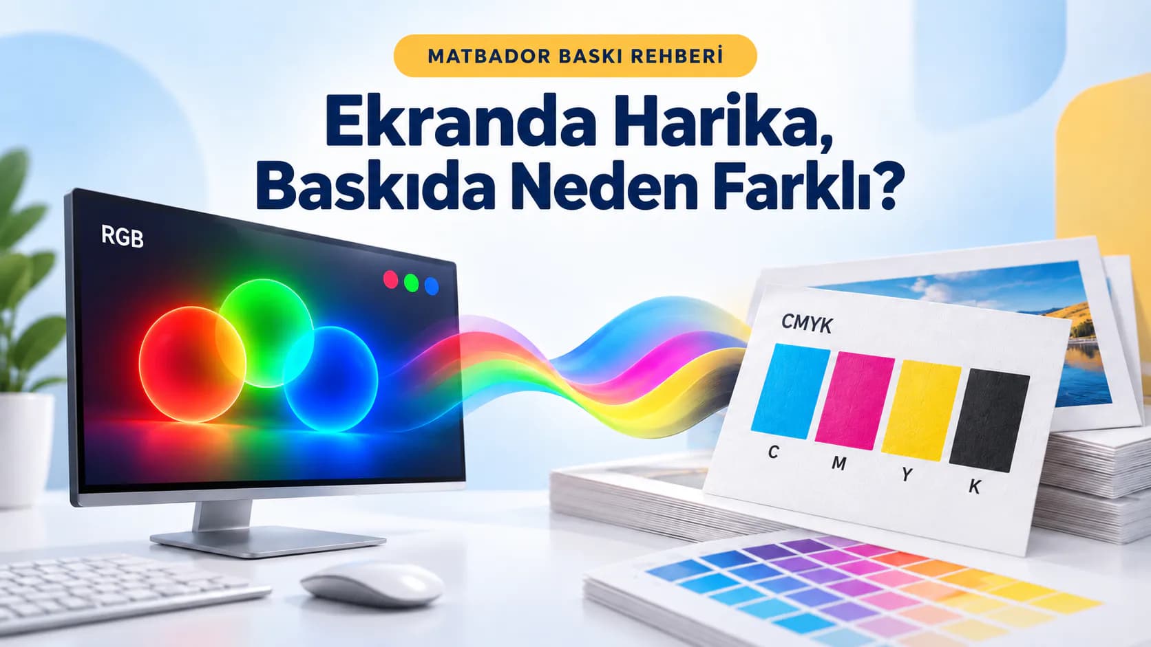 Ekranda Harika, Baskıda Neden Farklı? CMYK ve RGB