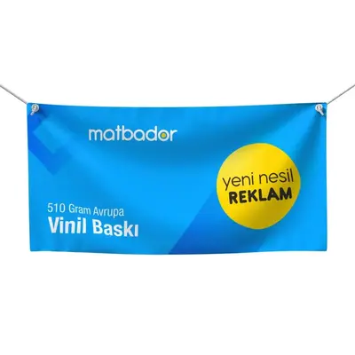 Vinil Branda Baskı Çift Taraflı 510 Gr.